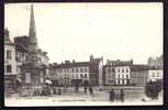 CPA  ANCIENNE- FRANCE- GOURNAY-EN-BRAY (76)- LA PLACE NATIONALE- LE MONUMENT DE LA FONTAINE- TRES BELLE ANIMATION- COMM - Gournay-en-Bray