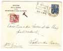 FRANCE 1929? LETTRE DE ST GERMAIN EN LAYE A SALIES TAXEE -  (#165) - Covers & Documents