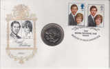 Célébrités - Familles Royales - Grande Bretagne - Numislettre De 1981 ° - Mariage  De Lady Diana - Lettres & Documents