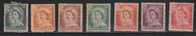 New Zealand 1953, QE 7 Values, 1d Damage - Gebraucht