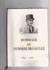 France: 1971 Très Beau Document "hommage Au Général De Gaule" De 4 Pages Voir Descriptif - De Gaulle (Général)