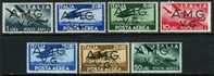 Italy 1LNC1-7 A.M.G. V.G. Mint/Used Airmail Set From 1946-47 - Mint/hinged