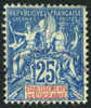 French Oceania #12 Used 25c From 1900 - Oblitérés