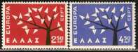 Greece 1962 Mi# 796-797 ** MNH - Europa Issue - Unused Stamps