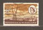 RHODESIA AND NYASALAND 1960 - KARIBA DAM 6 - USED OBLITERE GESTEMPELT - Rhodesien & Nyasaland (1954-1963)