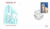 BELGIUM 1987 EUROPA CEPT FDC - 1987