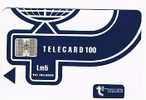 MALTA - TELEMALTA CORPORATION CHIP - LOGO BLUE LM 5 VAT (SILVER CHIP, CODE C 8 FIGURES) - USED - RIF. 7826 - Malta