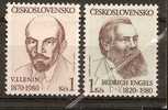 Czechoslovakia 1980 Lenin Engels Russia  MNH - Ungebraucht