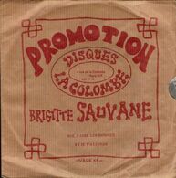 SP 45 RPM (7")  Brigitte Sauvane / Serge Lama  "  Moi J'aime Les Hommes  "  Promo - Collector's Editions