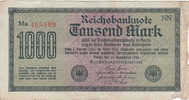 Reichbanknote : Tausend Mark - 10 Mio. Mark