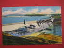 Douglas Dam  On French Broad River Tn 1958 Cancel   Linen---=========ref165 - Autres & Non Classés