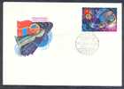 Russia USSR 1981 Space USSR-Mongolia Interkosmos FDC Cover - FDC