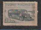 Finland Used 1946, Motor Coach, Transport, Automobiles, Damage, Filler, - Used Stamps