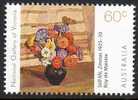 Australia 2011 Flowers- National Gallery Of Victoria - 60c Still Life, Zinnias 1925-30 MNH - Neufs