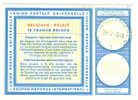 VEND COUPON-REPONSE INTERNATIONAL , BELGIQUE , BRUXELLES 20.9.73 , 10F - Internationale Antwoordcoupons