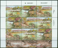 ISRAEL..2007..Michel # 1956-1958 (Kleinbogen)...MNH...MiCV - 10 Euro. - Ungebraucht (mit Tabs)