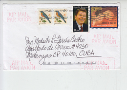 STATI UNITI. 2006 - Lettera  Per  Cuba - Regan -seves Missing Children - Uccelli - Lettres & Documents