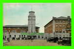 MOOSE JAW, SASKATCHEWAN - C.P.R. STATION FROM MAIN STREET - MAPLE CAFE - ANIMATED OLD CARS - VALENTINE EDY CO - - Sonstige & Ohne Zuordnung