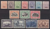 Belgian Post In Eupen 1920 Mi. 1-14 Belgian Stamps Overprinted EUPEN Complete Set (2 Scans) MH* - OC55/105 Eupen & Malmédy