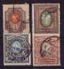 Rußland Minr.126-129 Gestempelt - Used Stamps