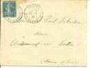 CARTA 1924  VEZINS A CHATEAUNEUV - Lettres & Documents