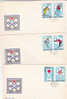 Romania 1972 Sapporo 72 FDCS - FDC