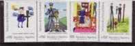 .1989 Argentina -  Children Paintings - Set Of 4v ** - Unused Stamps