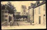 CPA  PRECURSEUR- FRANCE- AVON (77)-  L'EGLISE ET LA RUE EN 1900 EN GROS PLAN- ANIMATION - Avon