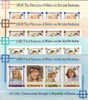 KOREA DRP (north) 1982 Diana Birthday. IMPERF.OVPT.BLUE Sheetlets:4 (16 Stamps)  [non Dentelé,Geschnitten,no Dentado,non - Femmes Célèbres