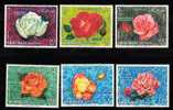 Sharjah  Set Of 6 Flowers Mnh - Schardscha