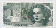 SLOVENIA - SLOWENIEN:  1 Lipa 20.4.1992 UNC  *PROPAGANDA MONEY* JULIJA PRIMICOVA - Slowenien