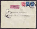 Egypt Egypte CURTO OELSNER (Seal) Registered Recommandée Einschreiben ALEXANDRIA Label 1932 Cover To PLAUEN Germany - Storia Postale