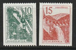 Yougoslavie - N° 742/3 ** (1958) Série Courante - Unused Stamps