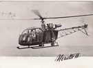 ALOUETTE 2 ELICOTTERO VG 1957 ORIGINALE D´EPOCA 100% - Helicopters