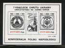 POLAND SOLIDARNOSC SOLIDARITY (SOLID0147/0456) 1000 YEARS UKRAINE CHRISTIANITY CELEBRATIONS CZESTOCHOWA BASILCA Churches - Solidarnosc Labels