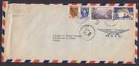 France Airmail Par Avion American Embassy Commissary 1956 Cover To Bridgeport USA Etats Unis - 1927-1959 Storia Postale