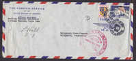 France Airmail Par Avion FOREIGN SERVICE American Embassy Commissary 1955 Cover To Bridgeport USA Etats Unis - 1927-1959 Storia Postale