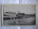 CP  CHATEAUNEUF SUR SARTHE  LA SARTHE  LES MOULINS ET LE QUARTIER DU LIEGE- ECRITE EN 1935 - Chateauneuf Sur Sarthe