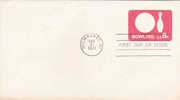 USA 1971 Bowling Prepaid Envelope - Petanca