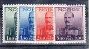 NORVEGE - N°183/6  **  (1937-8) - Nuovi