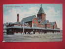 Depot-Train Station--  Union Depot Mendota Il   Cancel Ca 1910    --===----ref 184 - Altri & Non Classificati