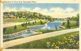 USA – United States –Cascades In Forest Park, Springfield Mass 1930s-1940s Unused Linen Postcard [P3239] - Springfield