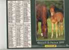 Almanach Du Facteur 1997 Haut Rhin Theme Cheval Chien  Berger - Other & Unclassified