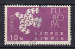 Cyprus 1962 Mi. 197     10 M Europa CEPT - Usati