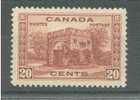 CANADA 1938 -20c Fort Gary Gate - Ungebraucht