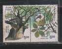 Used Se-tenent India 1997, Parjit Tree, - Used Stamps