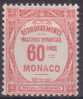 £7 - MONACO - TAXE N° 16 - NEUF Avec Charnière - Postage Due