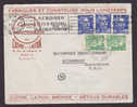 France Airmail Par Avion LAITON PARIS Av. De Wagram 1951 TMS Cover BRIDGEPORT USA Etats Unis Marianne - 1927-1959 Storia Postale