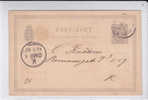 DANMARK - 1893 - REPIQUAGE PRIVE Sur ENTIER CARTE POSTALE De KONGENSGADE - Postal Stationery