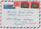 Israel Air Mail Cover Sent To Switzerland 1973 - Airmail